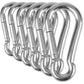 Heavy Duty 2" & 2.8" Stainless Steel Carabiner Spring Snap Clip Link Hooks