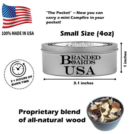 Branded Boards Portable Campfire & Trivet-Stove 2-PACKS | 100% Made in USA