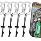 Bushcraft Stainless Steel Key Chain Bottle Opener Carabiner Clip and Bottle Holder