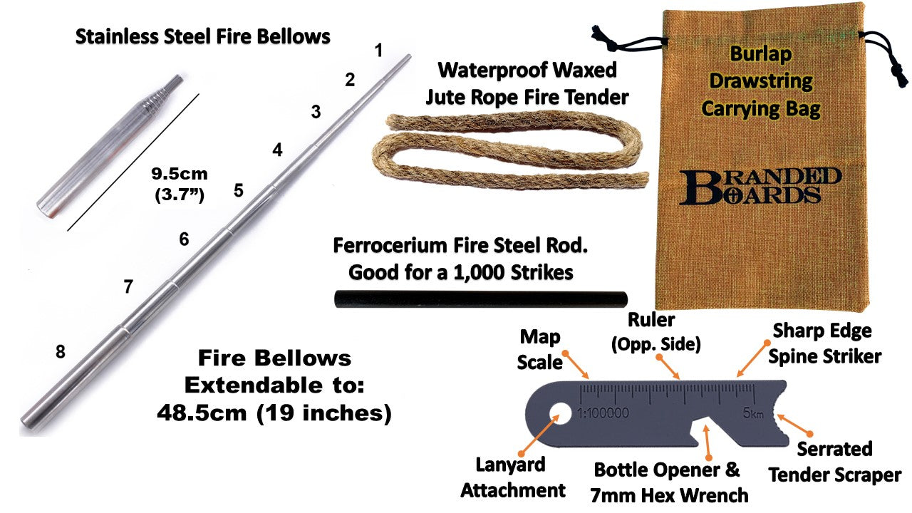 Bushcraft Survival Bugout Fire Starter Kits